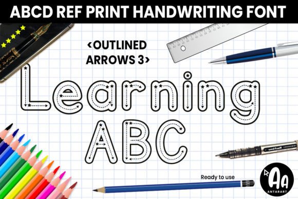 Download Abcd Ref Outlined Arrows3 - Abc Collection