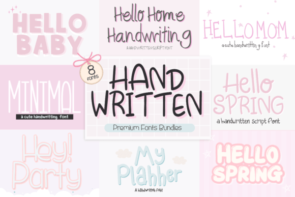 Download Spring, Handwritten Bundles - Bundle Collection