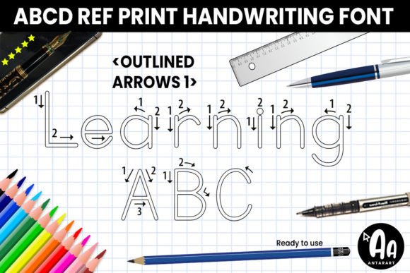 Download Abcd Ref Outlined Arrows1 - Abc Collection
