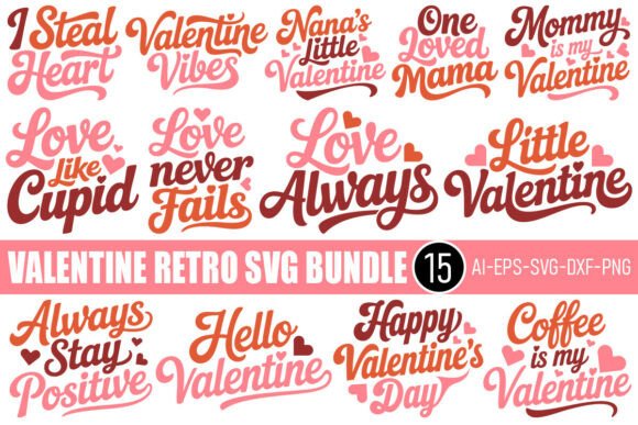 Download Valentine's SVG Design Bundle - Bundle Collection