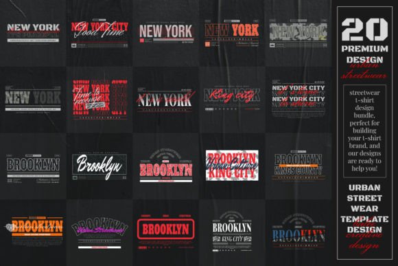Download Typography Urban Style Design Bundle - Bundle Collection