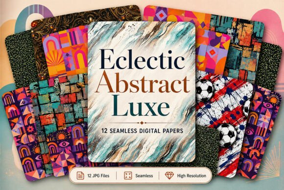 Download Eclectic Abstract Luxe Seamless Digital - Eclectic Collection