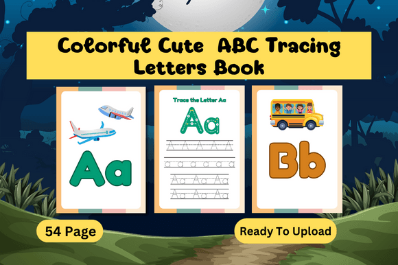 Download Colorful Cute ABC Tracing Letters Book - Abc Collection