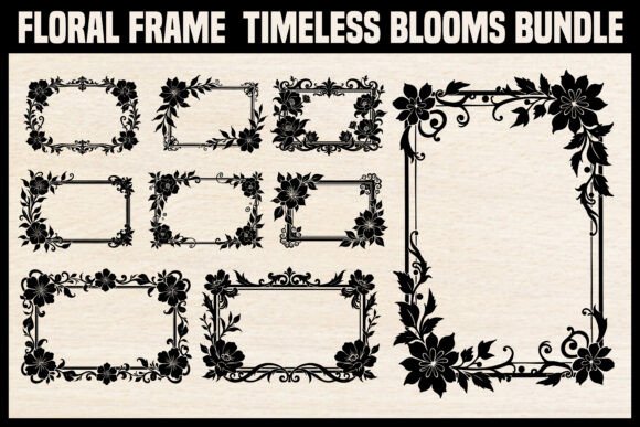 Download Legant Floral Frame Bundle | Vintage Flo - Bundle Collection